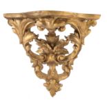 LARGE GILTWOOD SHELF ANTIQUE ELEMENTS