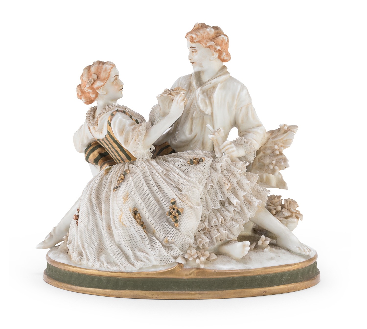 PORCELAIN GROUP PROBABLY SEVRES EARLY 20TH CENTURY