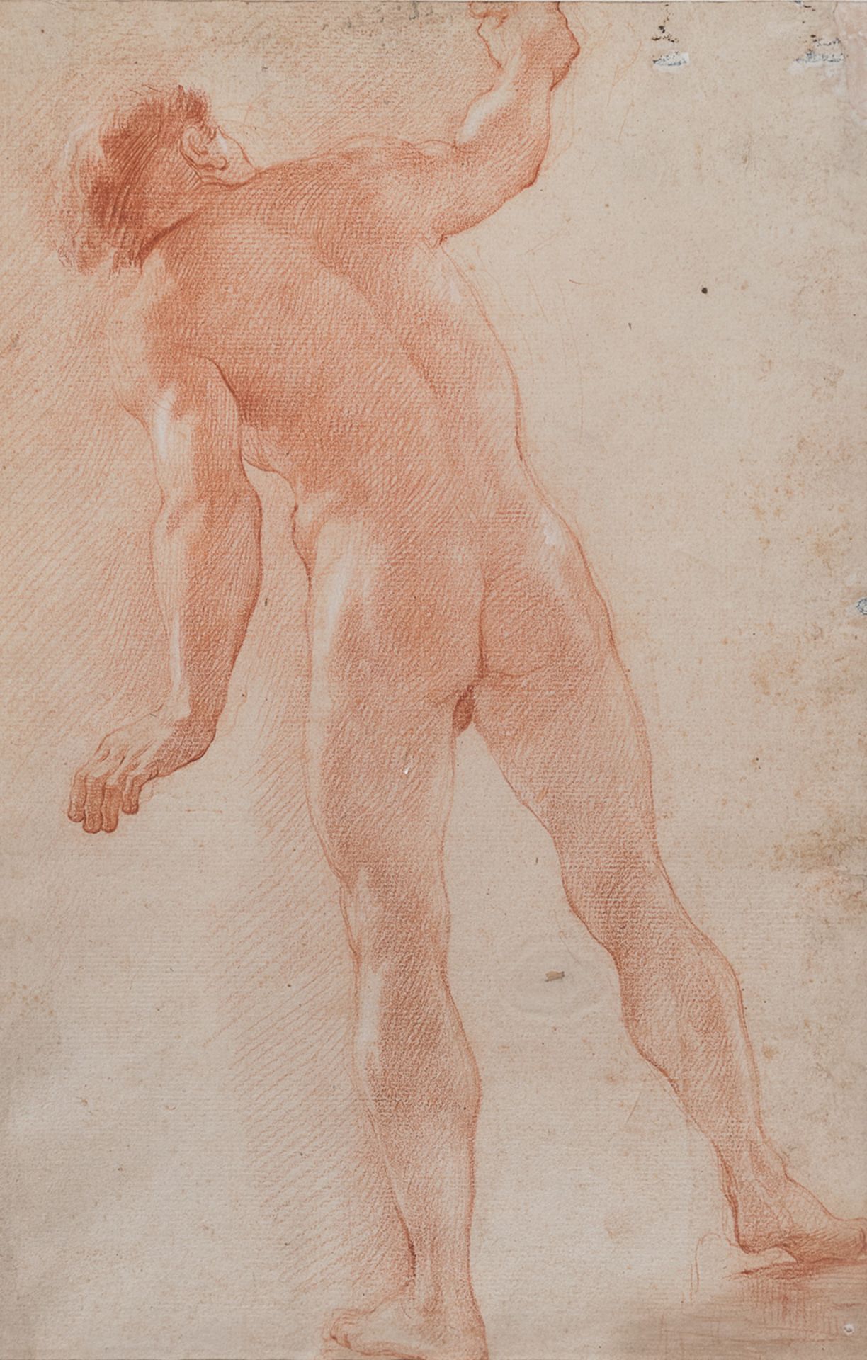 SANGUINE DRAWING BY GAETANO GANDOLFI (1734-1802)