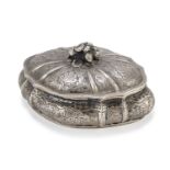 SMALL SILVER JEWELERY CASE KINGDOM OF ITALY EARLY 20TH CENTURY