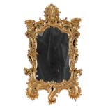 GILTWOOD MIRROR NORTHERN ITALY 18th CENTURY