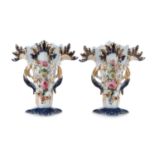 PAIR OF PORCELAIN VASES LUIGI FILIPPO PERIOD