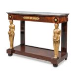 BEAUTIFUL MAHOGANY CONSOLE EMPIRE PERIOD