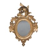 MIRROR IN GILTWOOD 19TH CENTURY