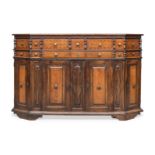 MPORTANT WALNUT SIDEBOARD EMILIA LATE 17TH CENTURY