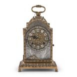 BRONZE TABLE CLOCK EARLY 20TH CENTURY