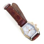 STEEL AND GOLD LUCIEN ROCHAT TRICOMPAX WRIST WATCH