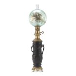 A JAPANESE BRONZE TABLE LAMP EARLY 20TH CENTURY.