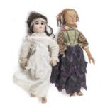 TWO DOLLS EARLY 20TH CENTURY