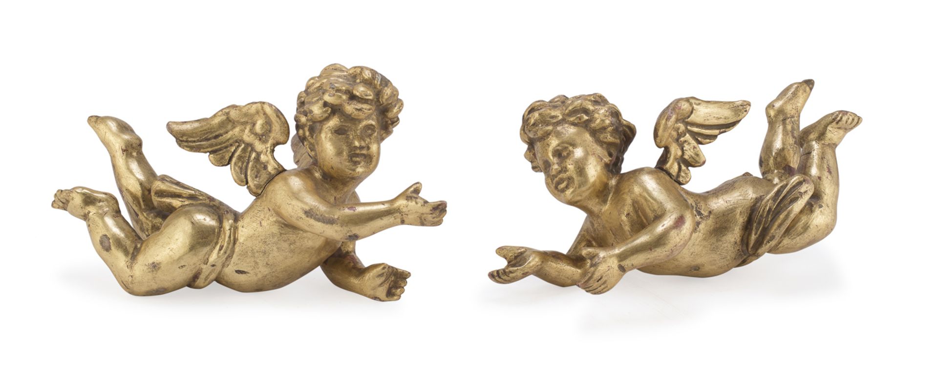 PAIR OF CHERUBINI SCULPTURES EARLY 20TH CENTURY