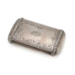 SILVER TOBACCO BOX FRANCE 1818/1838