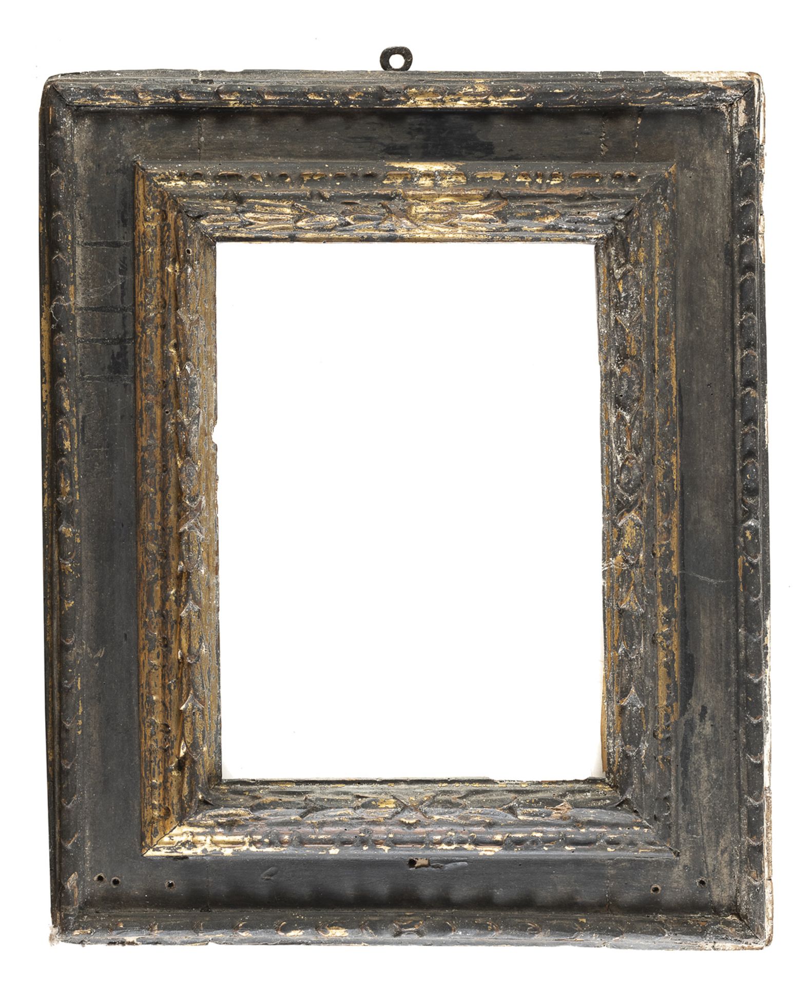 BLACK LACQUER WOODEN FRAME 17th CENTURY