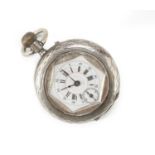 MIGNON SILVER POCKET WATCH 20TH CENTURY