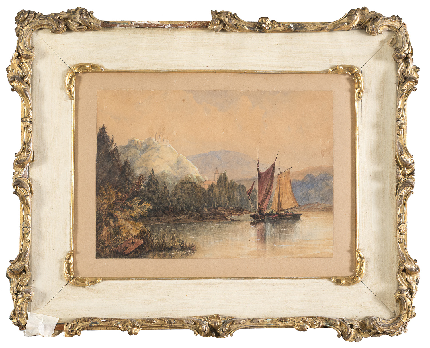 A PAIR OF EUROPEAN WATERCOLORS EARLY 20TH CENTURY