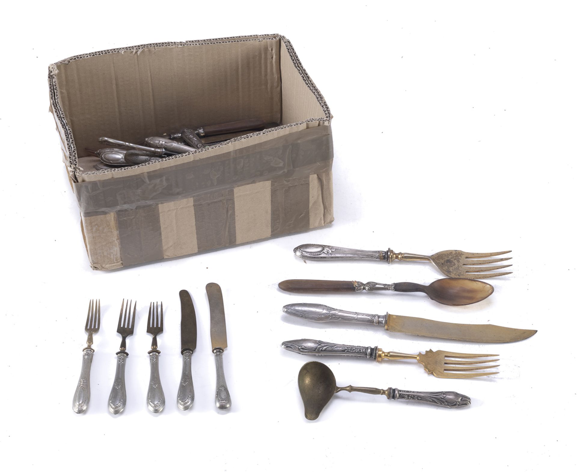 LOT OF VARIOUS CUTLERY ITALY 20TH CENTURY