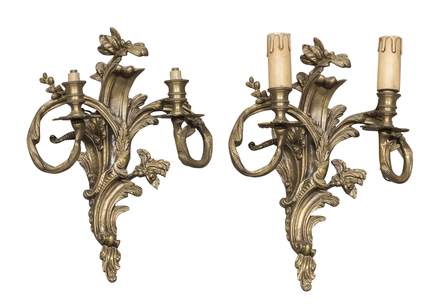 PAIR OF BRONZE APPLIQUES EARLY 20TH CENTURY