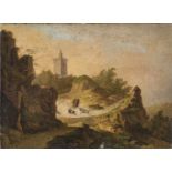 GERMAN OIL PAINTING EARLY 19TH CENTURY