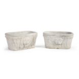 PAIR OF WHITE MARBLE BASINS NAPLES EARLY 19TH CENTURY