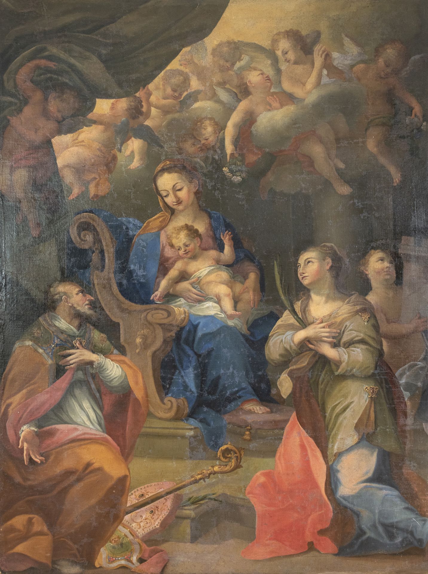 SENESE OIL PAINTING LATE 17TH CENTURY