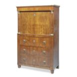 BEAUTIFUL SECRETAIRE IN CHERRY CENTRAL ITALY FIRST HALF 19TH CENTURY