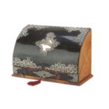 TURTLE AND SILVER LETTER BOX ITALY EARLY 20TH CENTURY