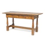 WALNUT TABLE ANTIQUE ELEMENTS