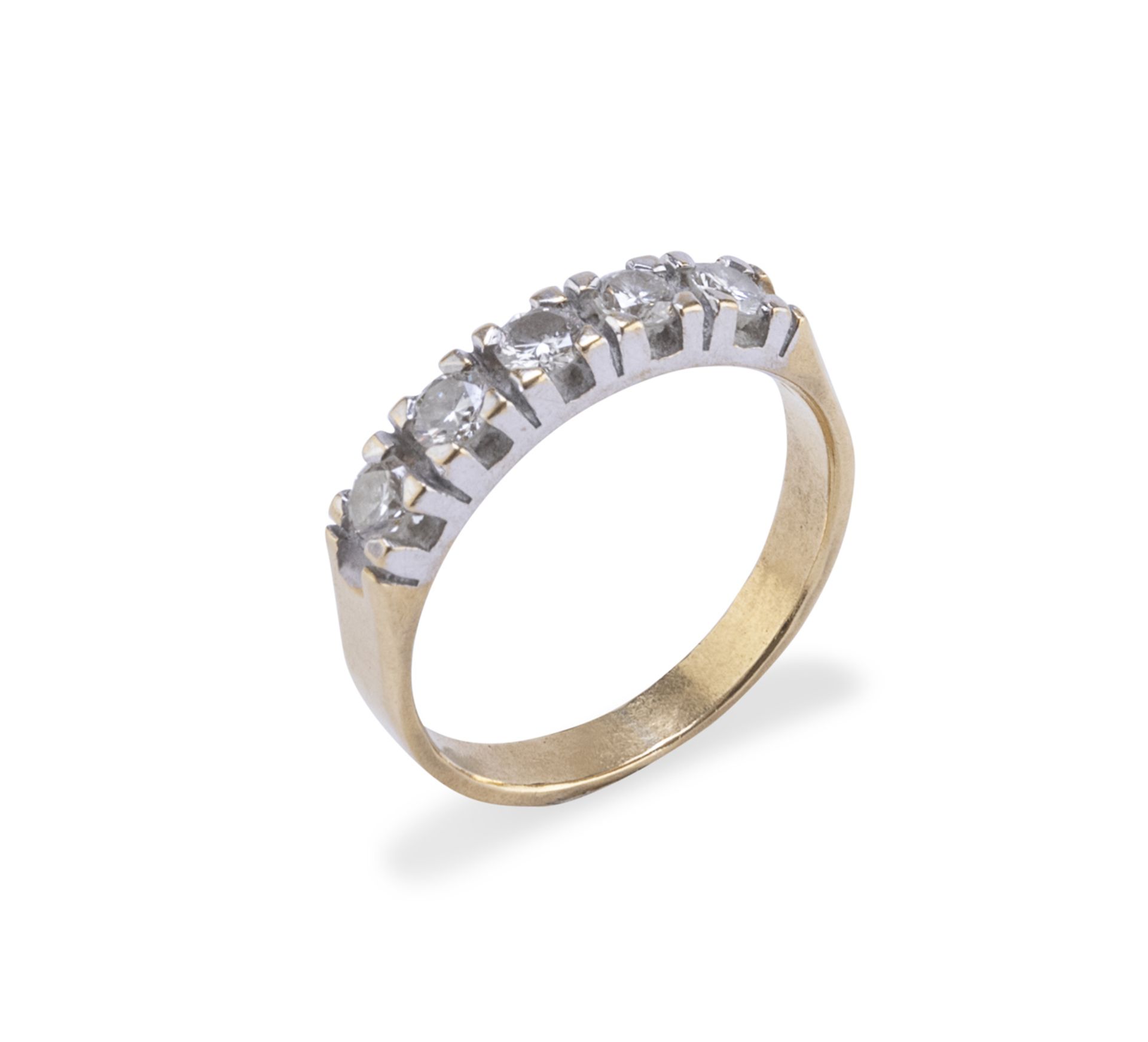 GOLD RIVIERE RING