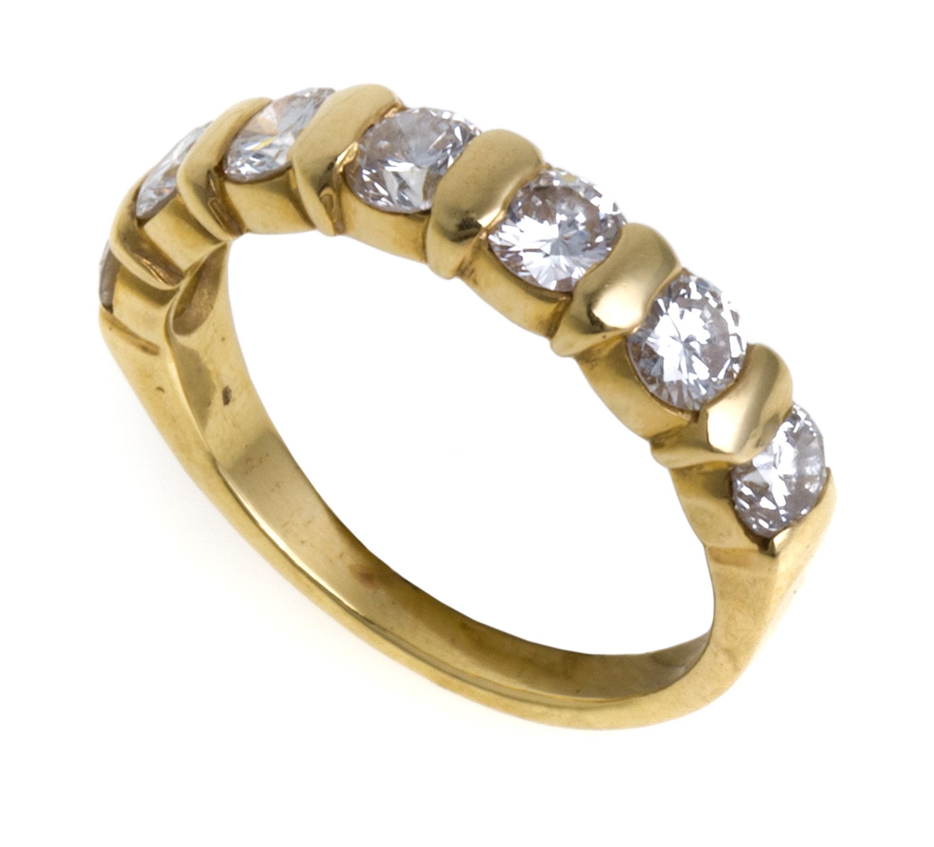 GOLD RIVIERE RING