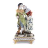 GROUP IN PORCELAIN GINORI EARLY 20TH CENTURY