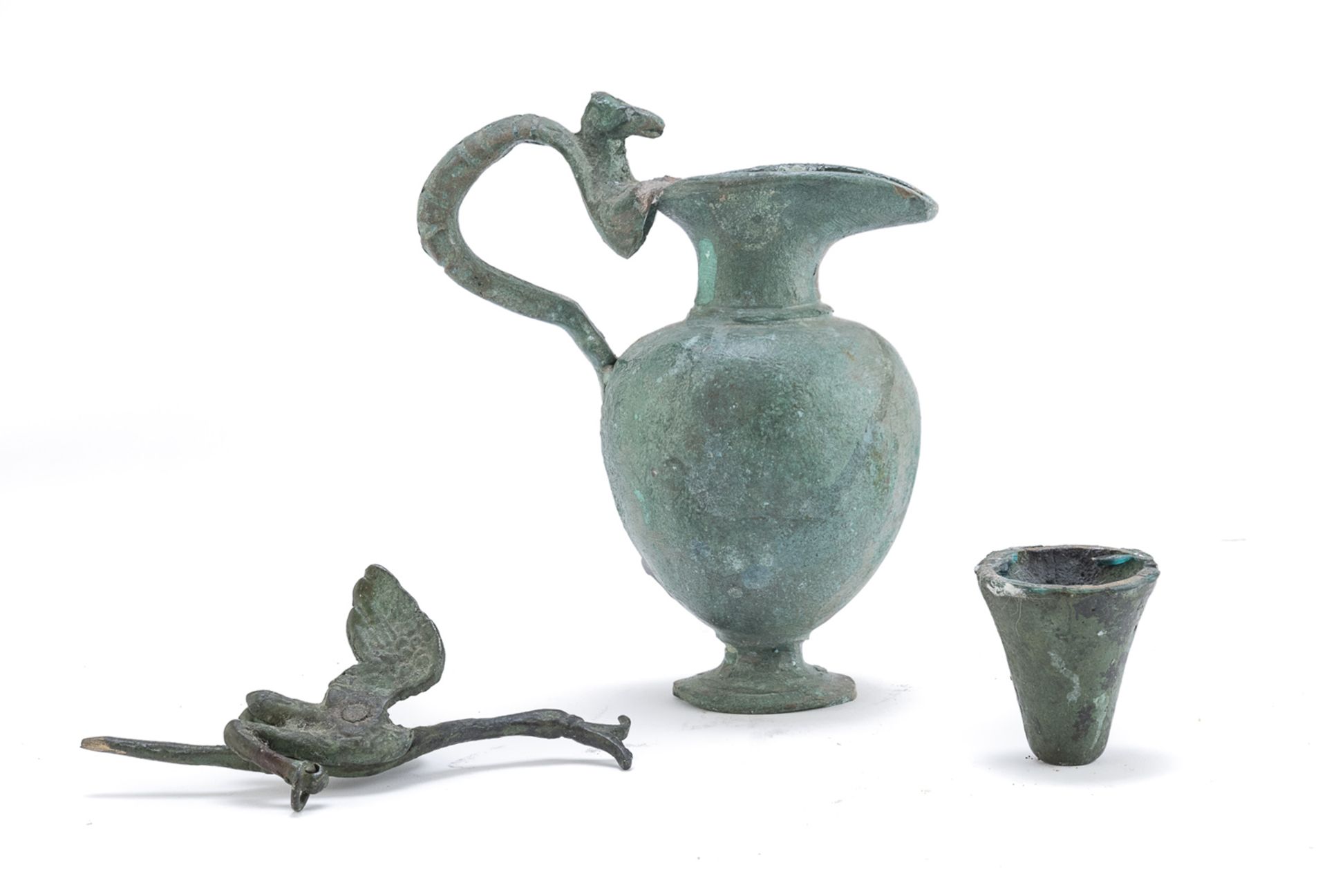 THREE ARCHAEOLOGICAL STYLE OBJECTS 20TH CENTURY