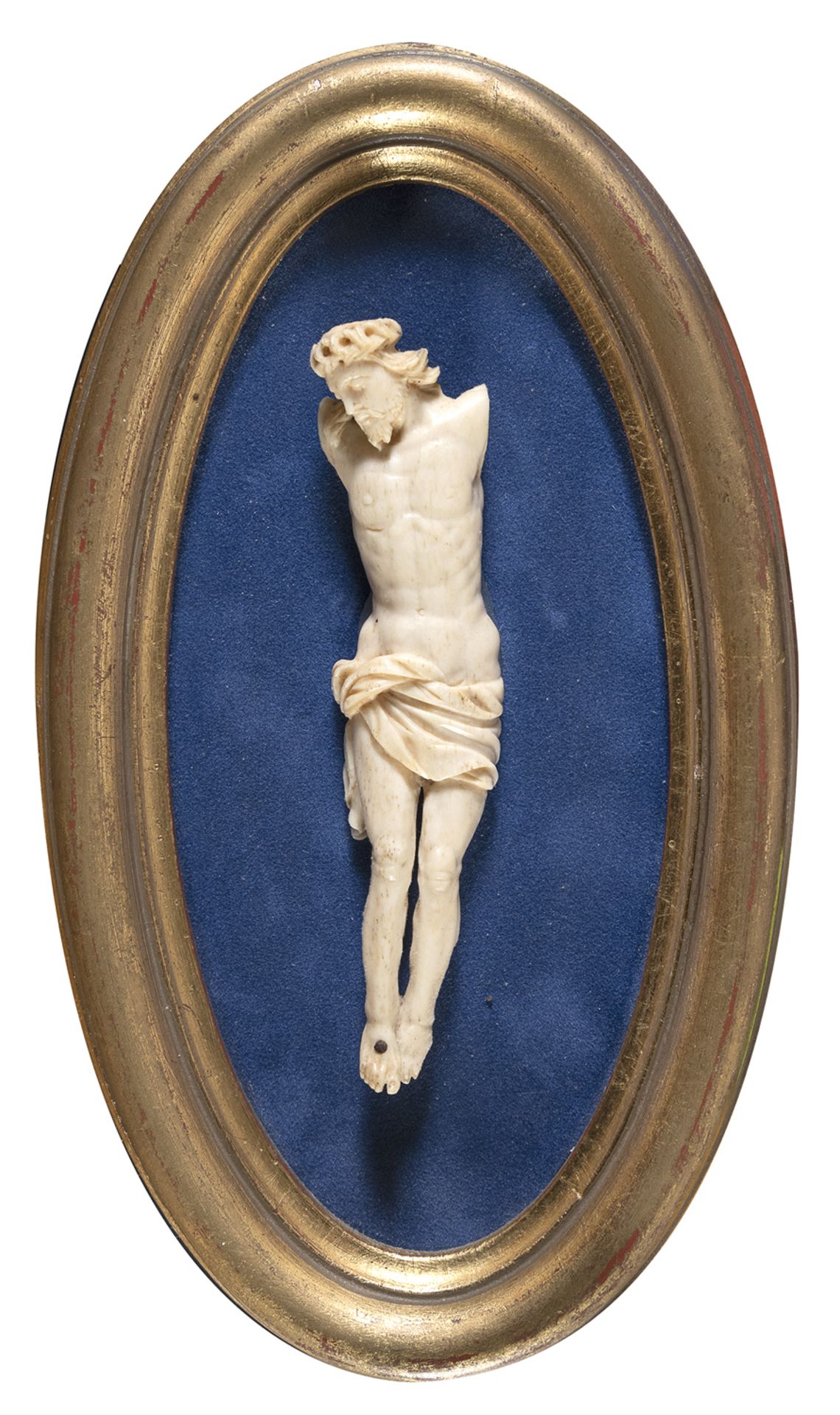 IVORY TORSET OF CHRIST LATE 18th CENTURY