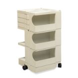 WHITE PLASTIC CABINET KARTEL 1970s