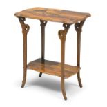 INLAID MARPLE TREE TABLE PROBABLY BY EMILE GALLÈ 1900 ca.