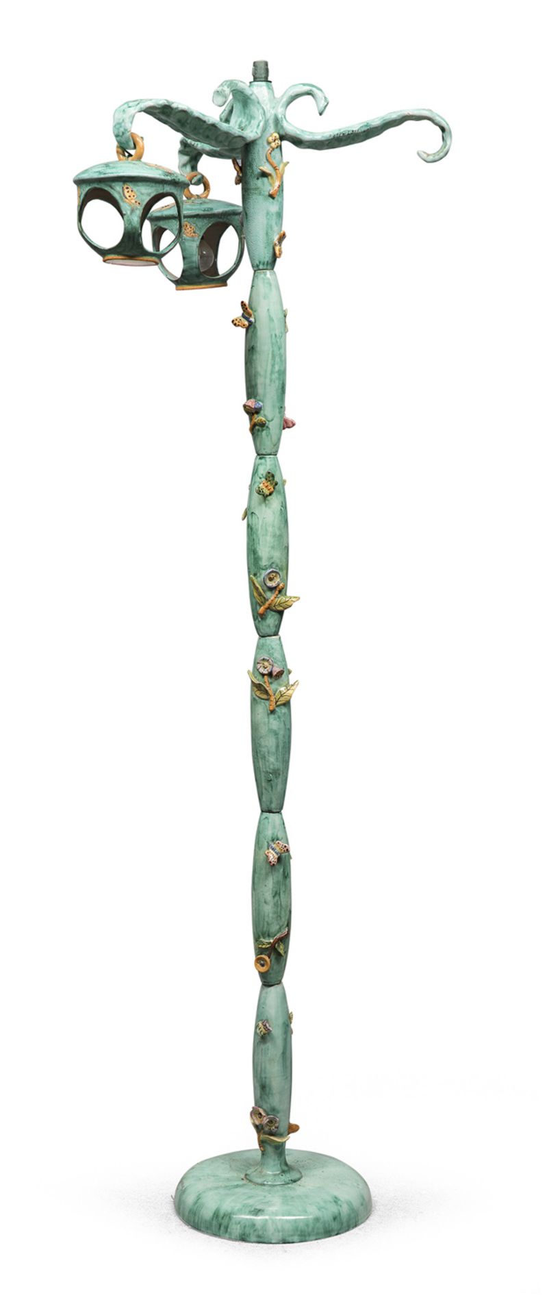 CERAMIC FLOOR LAMP VIETRI 1980s