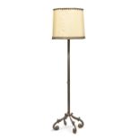 BRONZE FLOOR LAMP 1970s