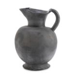 OINOCHOE IN GRAY BUCCHERO 7th CENTURY BC (not exportable from Italy)