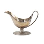 SILVER-PLATED SAUCEBOAT EARLY 20TH CENTURY