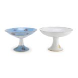 TWO PORCELAIN STANDS 19th CENTURY