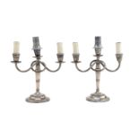 PAIR OF SILVER CANDLESTICKS FLORENCE 1944/1968