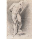 PENCIL AND CHARCOAL DRAWING EARLY 20TH CENTURY