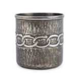 SILVER-PLATED BEAKER 20th CENTURY