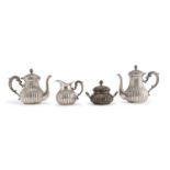 SILVER MIGNON TEA AND COFFEE SET ALESSANDRIA 1944/1968