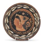 APULIAN PLATE 4TH CENTURY BC (not exportable from Italy)