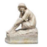 EUROPEAN MARBLE SCULPTURE LATE 20TH CENTURY