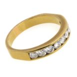 GOLD RIVIERE WEDDING RING
