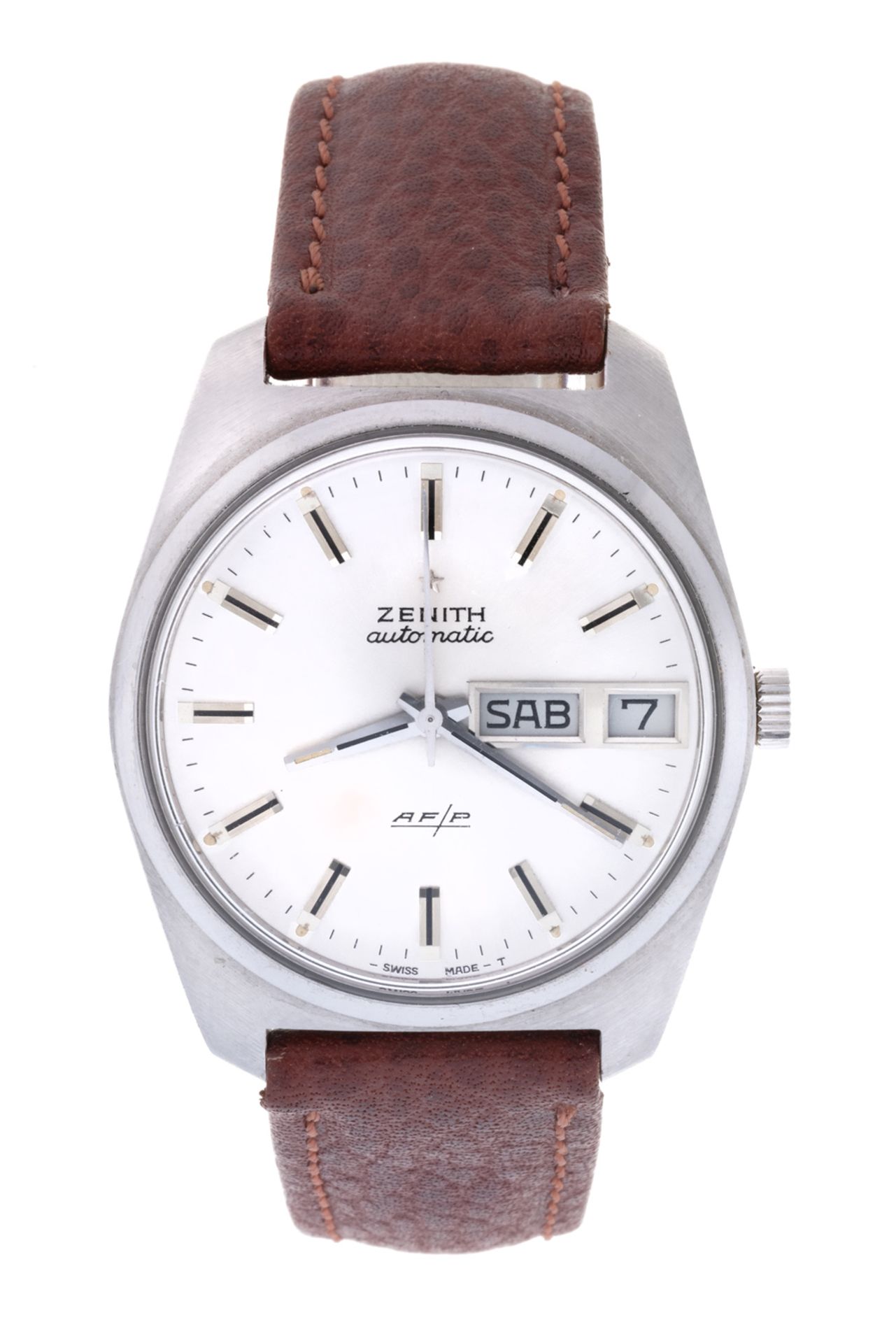 WRIST WATCH ZENITH DAY-DATE ACCIAIO AF/P