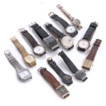 TWELVE VINTAGE WRIST WATCHES