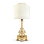 BEAUTIFUL CANDLESTICK IN GILTWOOD 19TH CENTURY