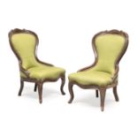 PAIR OF WALNUT ARMCHAIRS LUIGI FILIPPO PERIOD