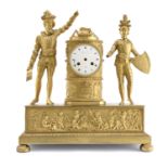 TABLE CLOCK IN GILDED BRONZE FRANCE EARLY 19th CENTURY
